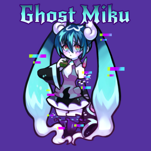 Ghost Miku Keychain [Pre-order]