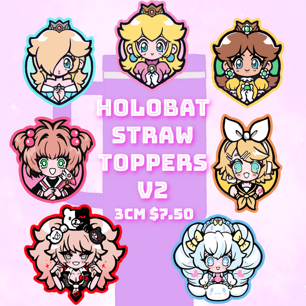 Holobat Strawtoppers V3 (Pre-Order)