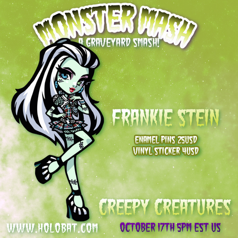 Frankie Stein Enamel Pins (pre-order)