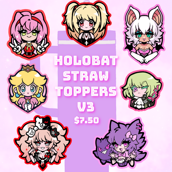 Holobat Strawtoppers V3 (Pre-Order)