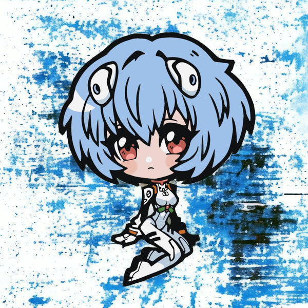 Rei Ayanami Enamel Pin {Limited Edition}