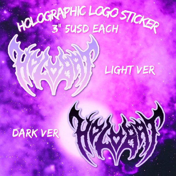 Holobat Logo Sticker (Pre-order) [HOLOGRAPHIC]