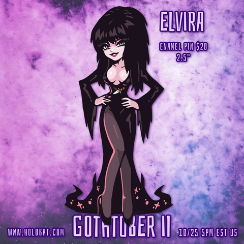 Elvira Enamel Pin (Pre-Order)