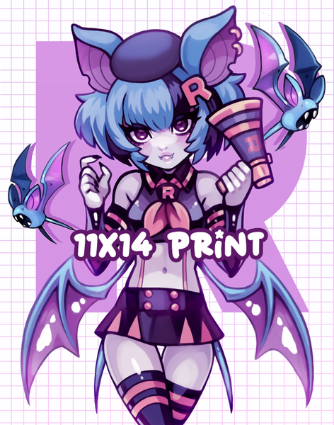 Rocket Zubat Print