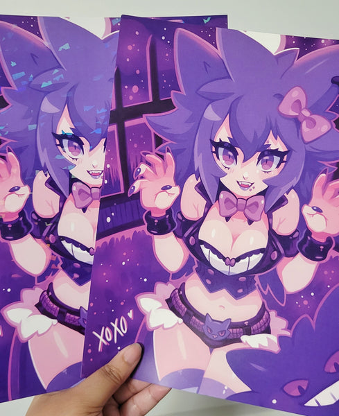 Gengar Girl Print