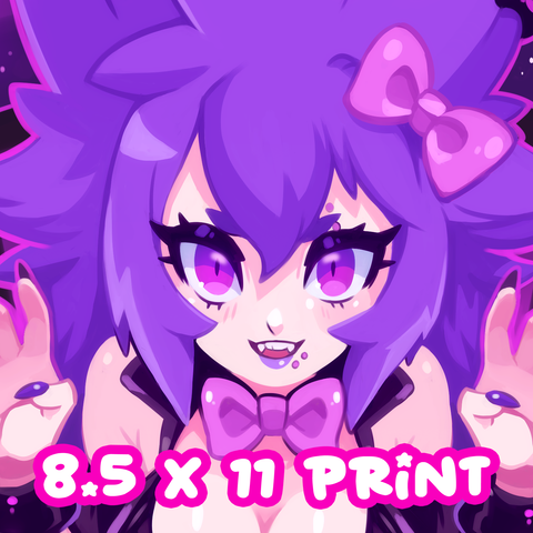 Gengar Girl Print